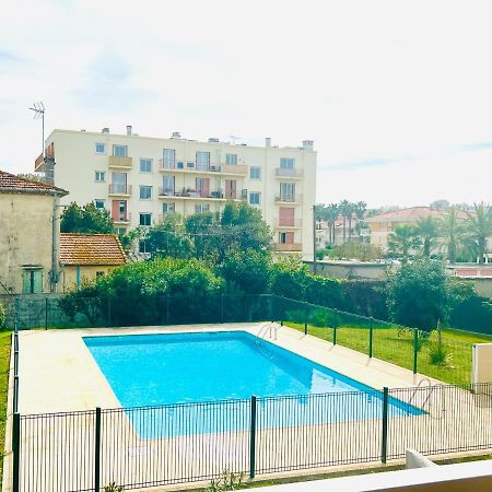 Les Palmiers - Appartement Avec Piscine Proche Plages - Wifi Et Clim Antibes Exteriör bild